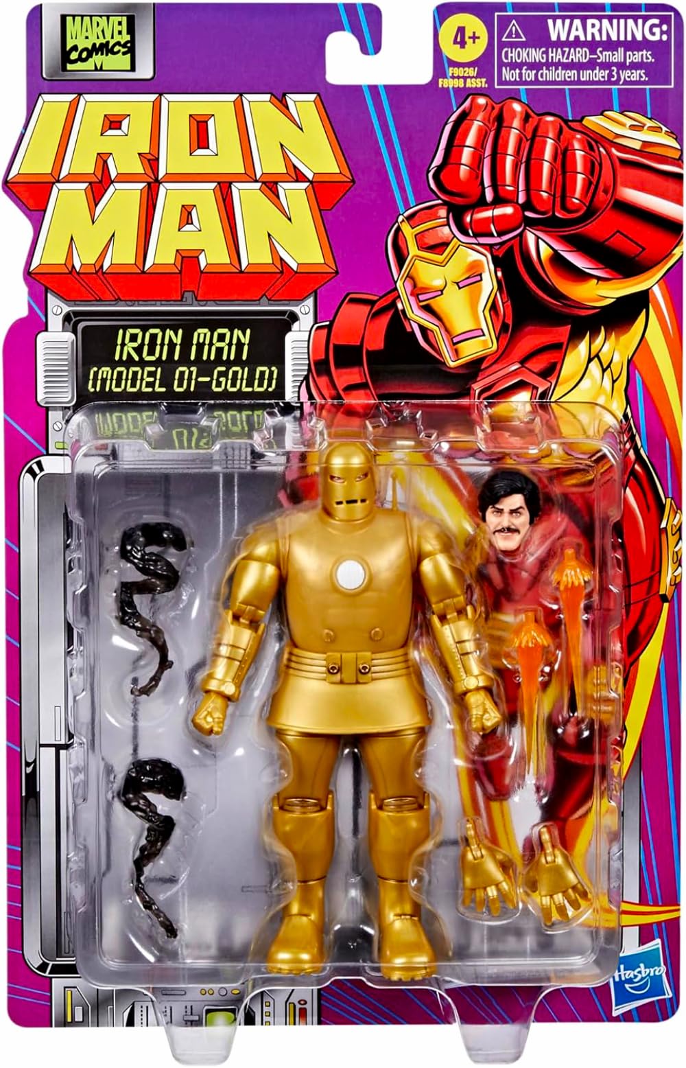 マーベルレジェンド　レトロパッケージ　アイアンマン Amazon.com: Marvel Legends Retro Collection Series 2 Iron